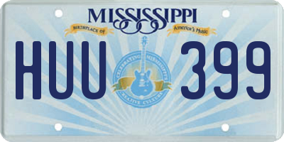 MS license plate HUU399