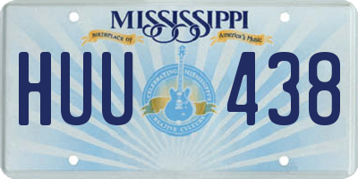 MS license plate HUU438