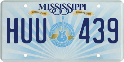 MS license plate HUU439