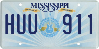 MS license plate HUU911