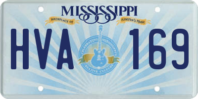 MS license plate HVA169