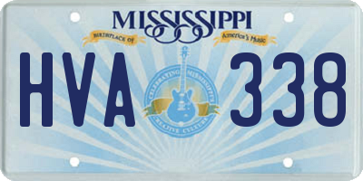 MS license plate HVA338