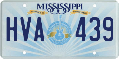 MS license plate HVA439