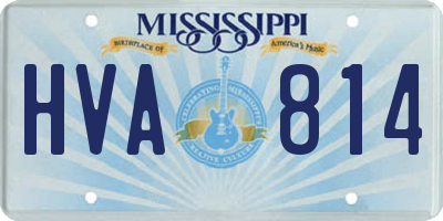 MS license plate HVA814