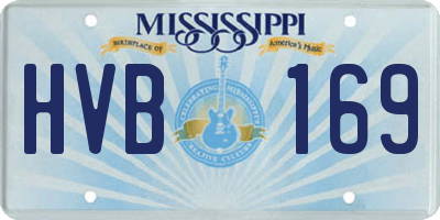 MS license plate HVB169