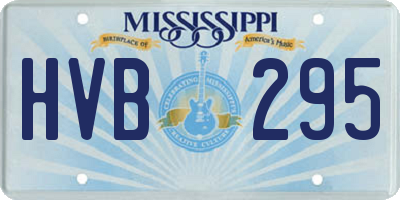 MS license plate HVB295