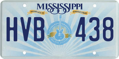 MS license plate HVB438