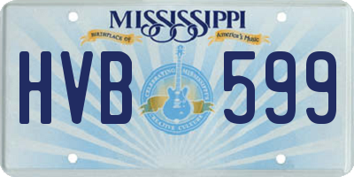 MS license plate HVB599