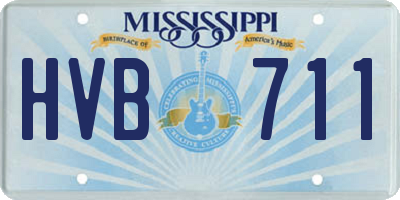 MS license plate HVB711