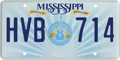 MS license plate HVB714