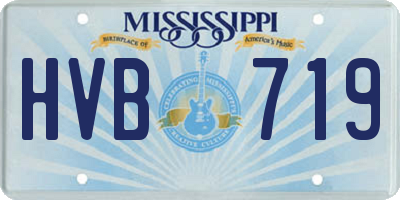 MS license plate HVB719