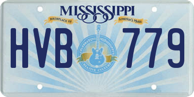 MS license plate HVB779