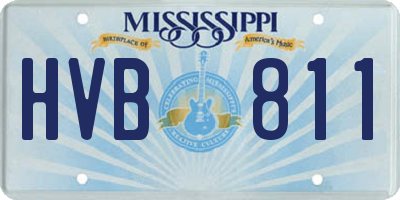 MS license plate HVB811