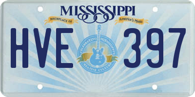 MS license plate HVE397