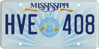 MS license plate HVE408