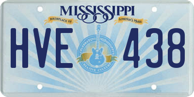 MS license plate HVE438