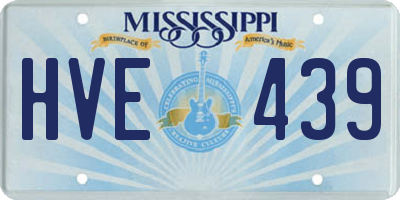 MS license plate HVE439