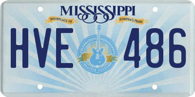 MS license plate HVE486