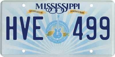 MS license plate HVE499