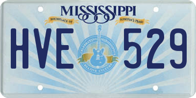 MS license plate HVE529