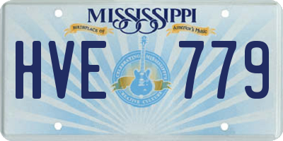 MS license plate HVE779