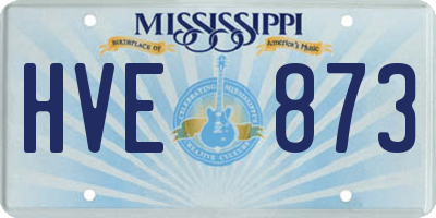MS license plate HVE873