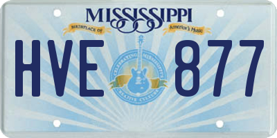 MS license plate HVE877