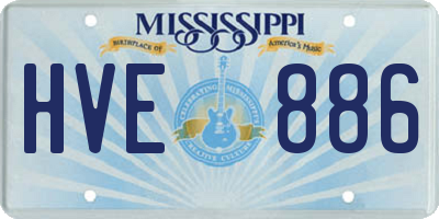 MS license plate HVE886