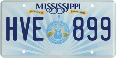 MS license plate HVE899