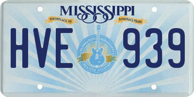 MS license plate HVE939
