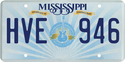 MS license plate HVE946