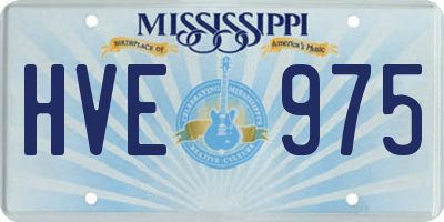 MS license plate HVE975