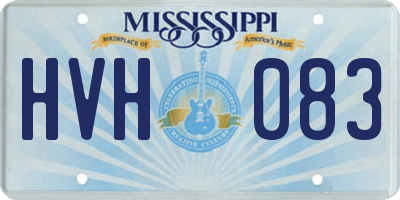 MS license plate HVH083