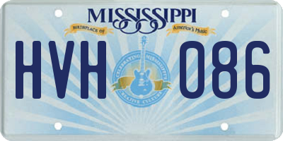 MS license plate HVH086