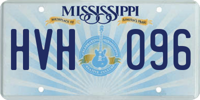 MS license plate HVH096