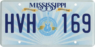 MS license plate HVH169