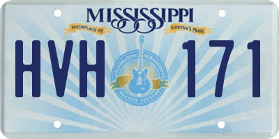 MS license plate HVH171