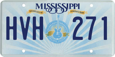 MS license plate HVH271
