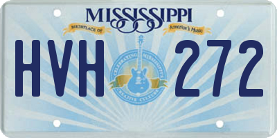MS license plate HVH272