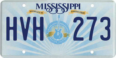 MS license plate HVH273