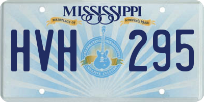 MS license plate HVH295