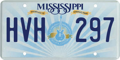 MS license plate HVH297