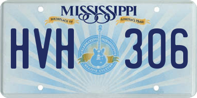 MS license plate HVH306