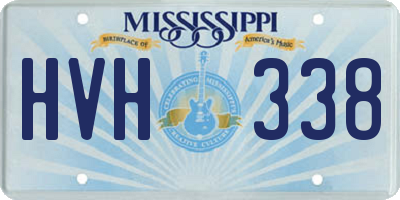 MS license plate HVH338