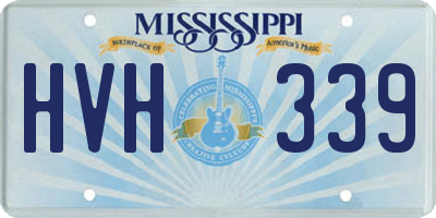 MS license plate HVH339