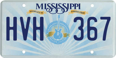 MS license plate HVH367