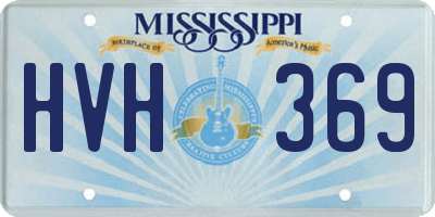 MS license plate HVH369