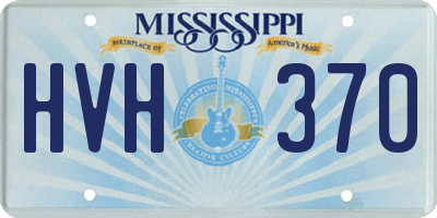 MS license plate HVH370