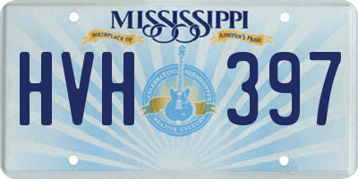 MS license plate HVH397