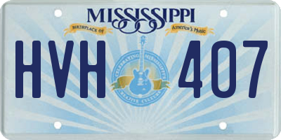 MS license plate HVH407